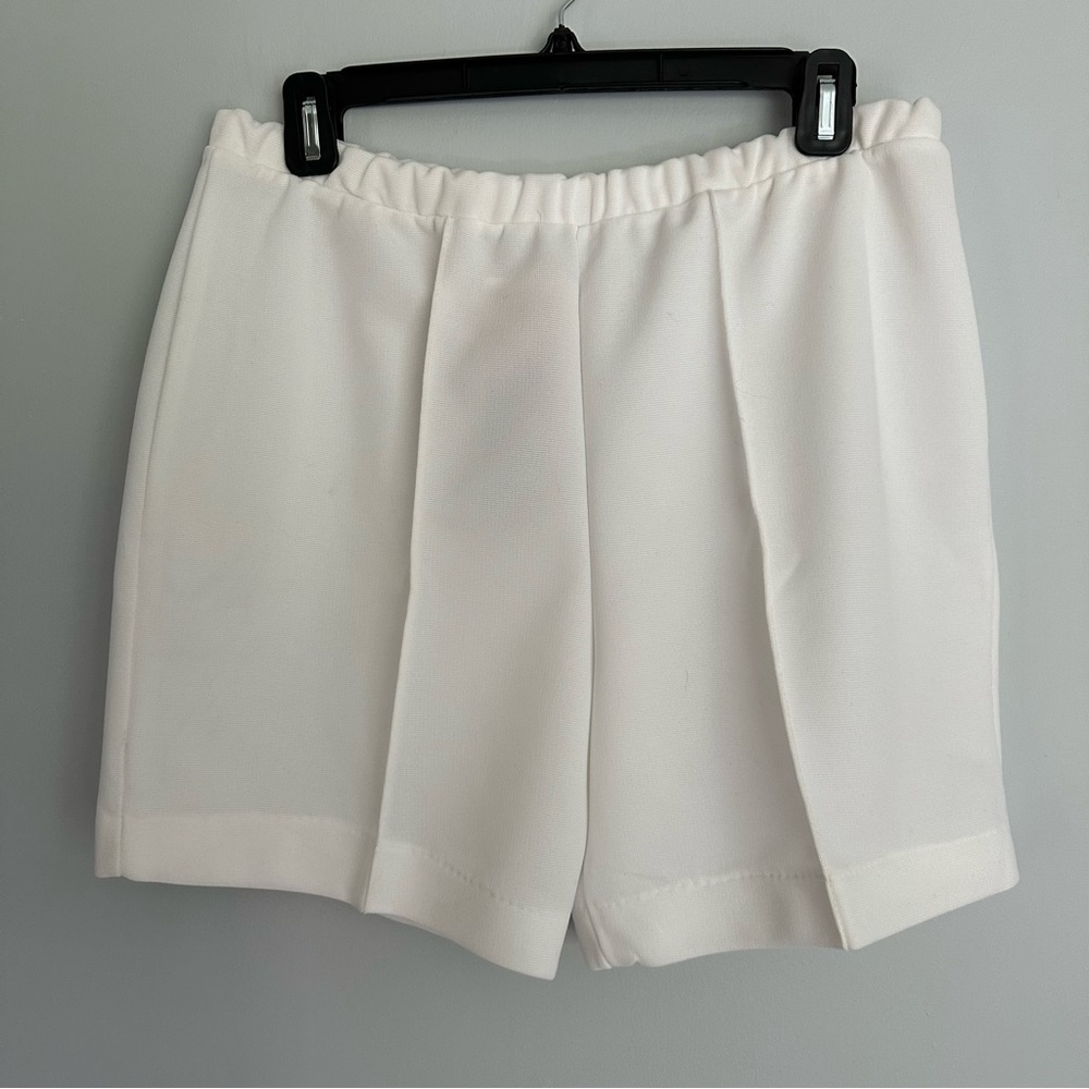 Dalia of NY Girls shorts white made in USA Sz 18 NWT